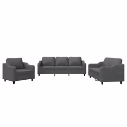 VidaXL 3201771, Grigio, Schiuma, Metallo, Poliestere, Tessile, 198 cm, 77 cm, 80 cm