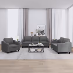 VidaXL 3201771 set di mobili per soggiorno Grigio