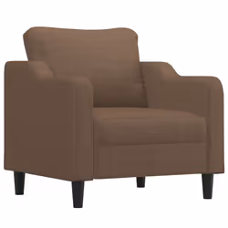 Set di Divani 3 pz con Cuscini Marrone in Tessutocod mxl 104156 - Vista aggiuntiva 3