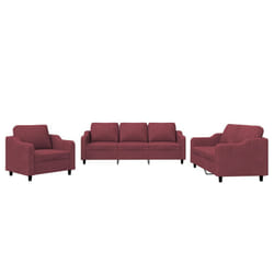 VidaXL 3201776 set di mobili per soggiorno Rosso