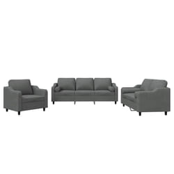 VidaXL 3201787 set di mobili per soggiorno Grigio