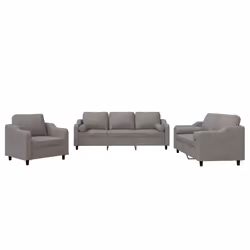Set Divani 3 pz con Cuscini Tortora in Tessutocod mxl 80194 - Vista aggiuntiva 2