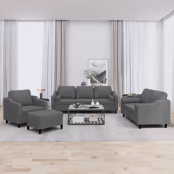 VidaXL 3201795 set di mobili per soggiorno Grigio