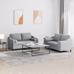 VidaXL 3201810 set di mobili per soggiorno Grigio - Vista aggiuntiva 2