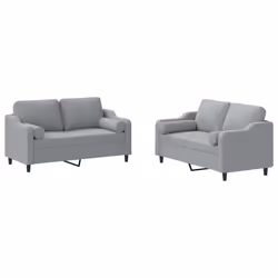 VidaXL 3201818, Grigio, Schiuma, Metallo, Poliestere, Tessile, 158 cm, 77 cm, 80 cm