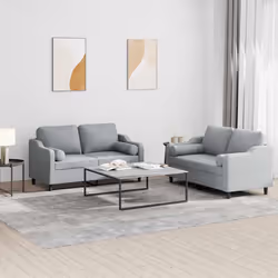 VidaXL 3201818 set di mobili per soggiorno Grigio