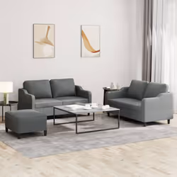 VidaXL 3201819 set di mobili per soggiorno Grigio