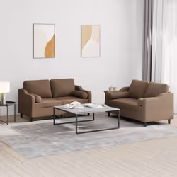 VidaXL 3201829 set di mobili per soggiorno Marrone - Vista aggiuntiva 2