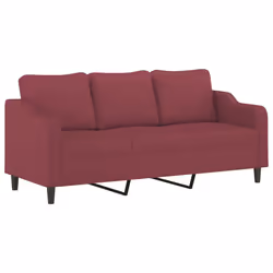 VidaXL 3201840 set di mobili per soggiorno Rosso - Vista aggiuntiva 4