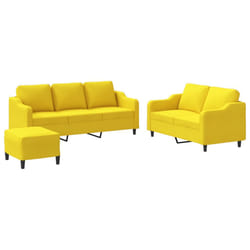 VidaXL 3201847 set di mobili per soggiorno Giallo