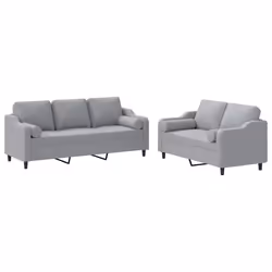 VidaXL 3201850, Grigio, Schiuma, Metallo, Poliestere, Tessile, 198 cm, 77 cm, 80 cm