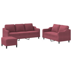 VidaXL 3201856 set di mobili per soggiorno Rosso
