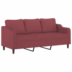 VidaXL 3201856 set di mobili per soggiorno Rosso - Vista aggiuntiva 4