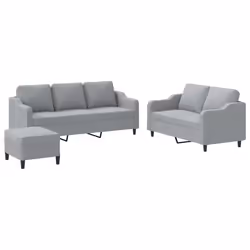 VidaXL 3201858, Grigio, Schiuma, Metallo, Poliestere, Tessile, 198 cm, 77 cm, 80 cm