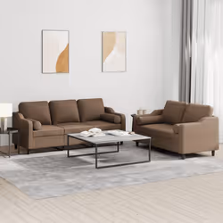 VidaXL 3201861 set di mobili per soggiorno Marrone - Vista aggiuntiva 2