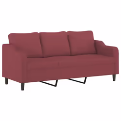 VidaXL 3201864 set di mobili per soggiorno Rosso - Vista aggiuntiva 4