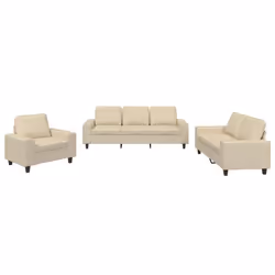 VidaXL 3201868, Crema, Schiuma, Metallo, Poliestere, Tessile, 2,14 m, 77 cm, 80 cm