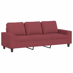 VidaXL 3201872 set di mobili per soggiorno Rosso - Vista aggiuntiva 5