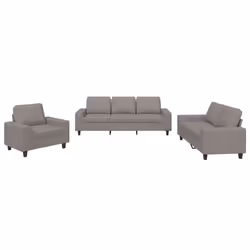 VidaXL 3201873 set di mobili per soggiorno Grigio talpa - Vista aggiuntiva 2