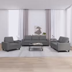 VidaXL 3201875 set di mobili per soggiorno Grigio