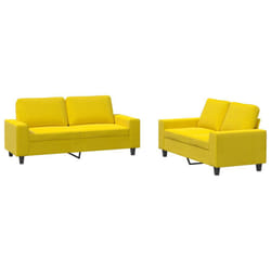 VidaXL 3201887 set di mobili per soggiorno Giallo