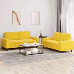 VidaXL 3201887 set di mobili per soggiorno Giallo