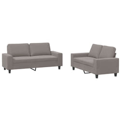 VidaXL 3201889 set di mobili per soggiorno Grigio talpa