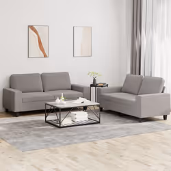 VidaXL 3201889 set di mobili per soggiorno Grigio talpa - Vista aggiuntiva 2