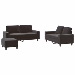 VidaXL 3201894, Nero, Schiuma, Metallo, Poliestere, Tessile, 174 cm, 77 cm, 80 cm