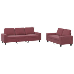VidaXL 3201904 set di mobili per soggiorno Rosso