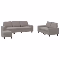 VidaXL 3201913 set di mobili per soggiorno Grigio talpa - Vista aggiuntiva 2