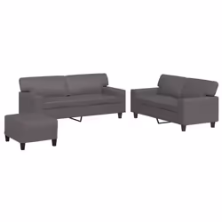 VidaXL 3201921 set di mobili per soggiorno Grigio - Vista aggiuntiva 2