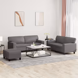 VidaXL 3201926 set di mobili per soggiorno Grigio
