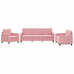 VidaXL 3201937, Rosa, Schiuma, Metallo, Poliestere, Polywood, Tessile, 198 cm, 77 cm, 80 cm