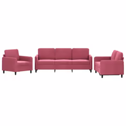VidaXL 3201938, Rosso, Schiuma, Metallo, Poliestere, Polywood, Tessile, 198 cm, 77 cm, 80 cm