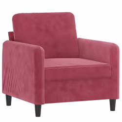 VidaXL 3201938 set di mobili per soggiorno Rosso