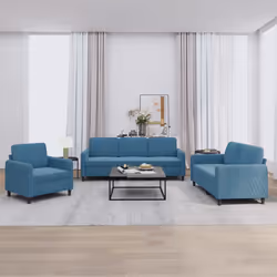 VidaXL 3201943 set di mobili per soggiorno Blu