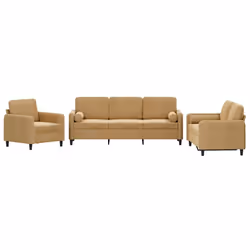 VidaXL 3201951, Marrone, Schiuma, Metallo, Poliestere, Polywood, Tessile, 198 cm, 77 cm, 80 cm