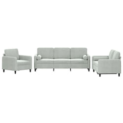 VidaXL 3201954 set di mobili per soggiorno Grigio
