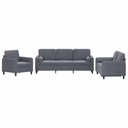VidaXL 3201955 set di mobili per soggiorno Grigio - Vista aggiuntiva 2