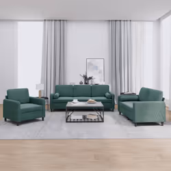 VidaXL 3201956 set di mobili per soggiorno Verde