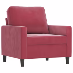 VidaXL 3201958 set di mobili per soggiorno Rosso
