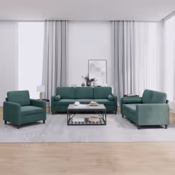 VidaXL 3201966 set di mobili per soggiorno Verde - Vista aggiuntiva 2