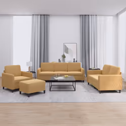 VidaXL 3201971 set di mobili per soggiorno Marrone - Vista aggiuntiva 2
