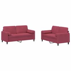 VidaXL 3201978, Rosso, Schiuma, Metallo, Poliestere, Polywood, Tessile, 158 cm, 77 cm, 80 cm