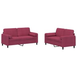 VidaXL 3201978 set di mobili per soggiorno Rosso