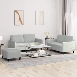 VidaXL 3201984 set di mobili per soggiorno Grigio