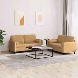 VidaXL 3201991 set di mobili per soggiorno Marrone