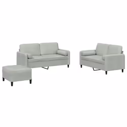 VidaXL 3202004, Grigio, Schiuma, Metallo, Poliestere, Polywood, Tessile, 158 cm, 77 cm, 80 cm