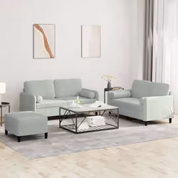 VidaXL 3202004 set di mobili per soggiorno Grigio